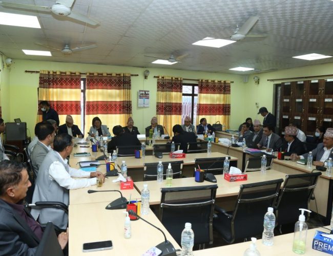 संसदीय सुनुवाई बिषेश समितिको बैठक सुरु