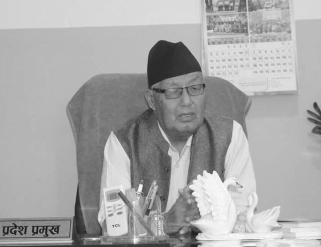 नेपाली कांग्रेसका नेता पृथ्वीमान गुरुङको निधन