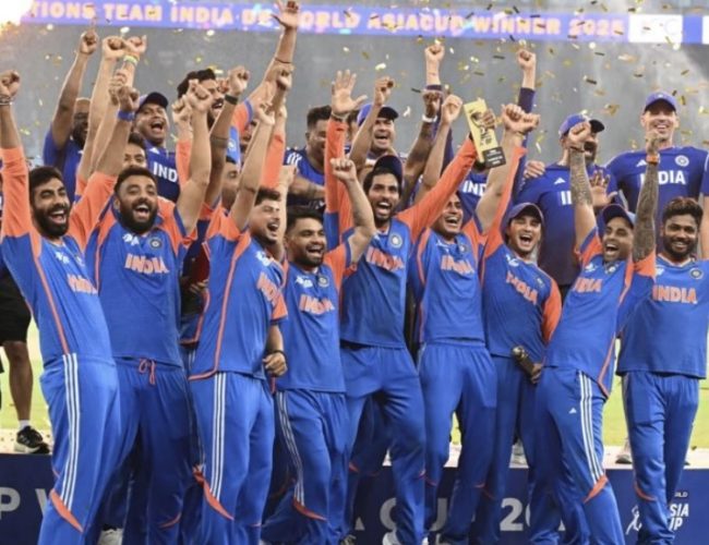 एशिया कपको उपाधि भारतलाई