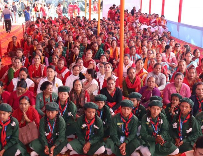 मानव सेवा आश्रम बागलुङ शाखाको भवन निर्माणका लागि महायज्ञमा ५ करोड ८२ लाख संकलन