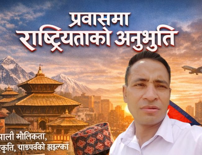 प्रवासमा राष्ट्रियताको अनुभुव
