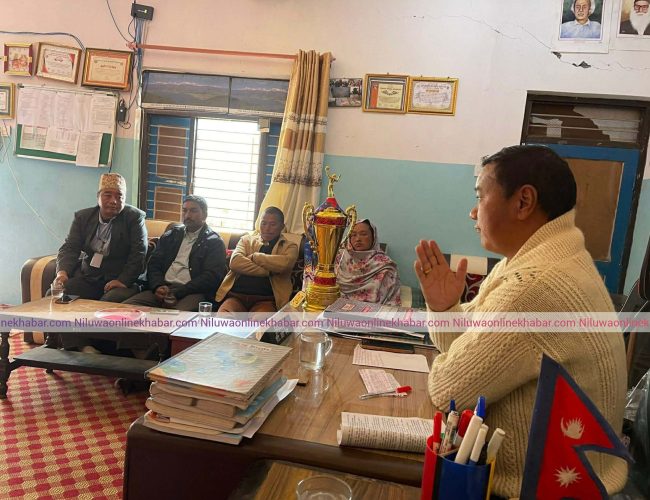 विद्यालय सुधार सबैको साझा दायित्व हो : अध्यक्ष घर्ती