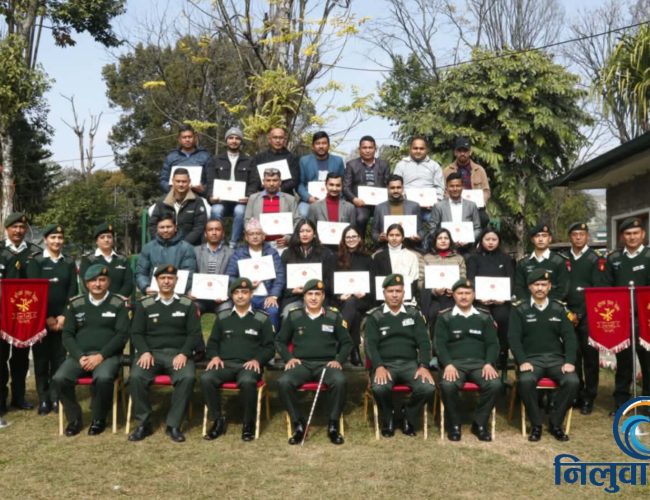 पोखरामा नेपाली सेनाद्वारा आयोजित ४ दिने रक्षा संवाददाता अभिमुखीकरण कार्यक्रम सम्पन्न