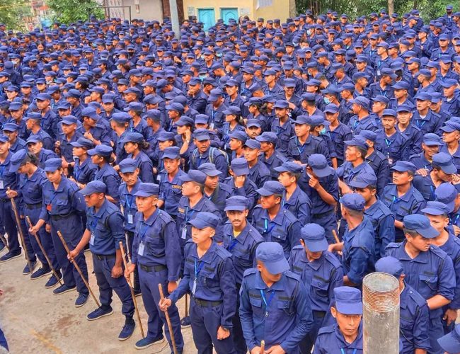 प्रतिनिधिसभा निर्वाचन लक्षित गर्दै बागलुङमा निर्वाचन प्रहरी भर्ना प्रक्रिया सुरु