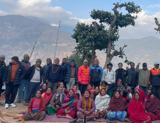 ढोरपाटन–५ मा एमालेको घरदैलो अभियान, विकास र पर्यटन प्रवर्द्धनमा जोड