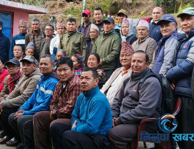 गलकोटमा नेकपा एमालेको चुनावी गतिविधि तीव्र, मतदातासँग प्रत्यक्ष संवाद