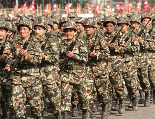 निर्वाचनलाई शान्तिपूर्ण र भयरहित बनाउन बागलुङमा सेना परिचालन