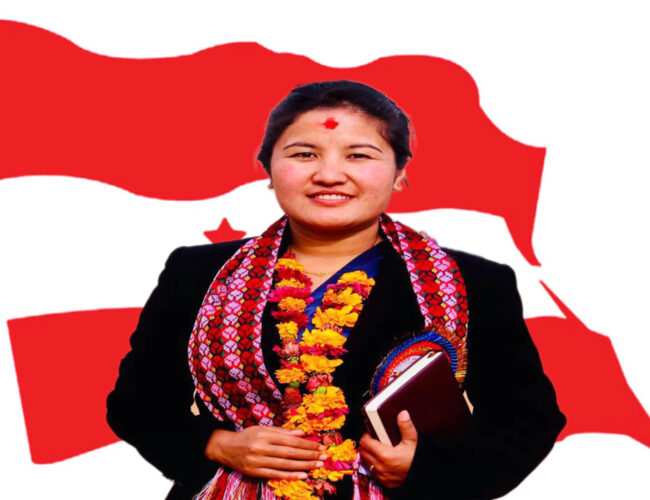 नेपाली कांग्रेसको समानुपातिक सूचीमा गलकोटकी रेनुका काउचा मगर